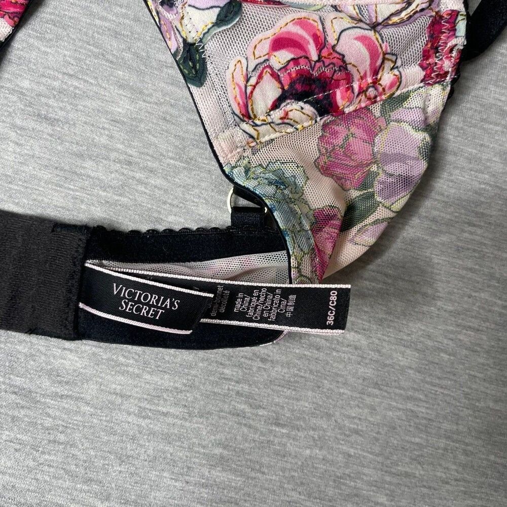 Victoria’s Secret Very Sexy Low Cut Embroidered Unlined Demi Bra - Picture 10 of 12